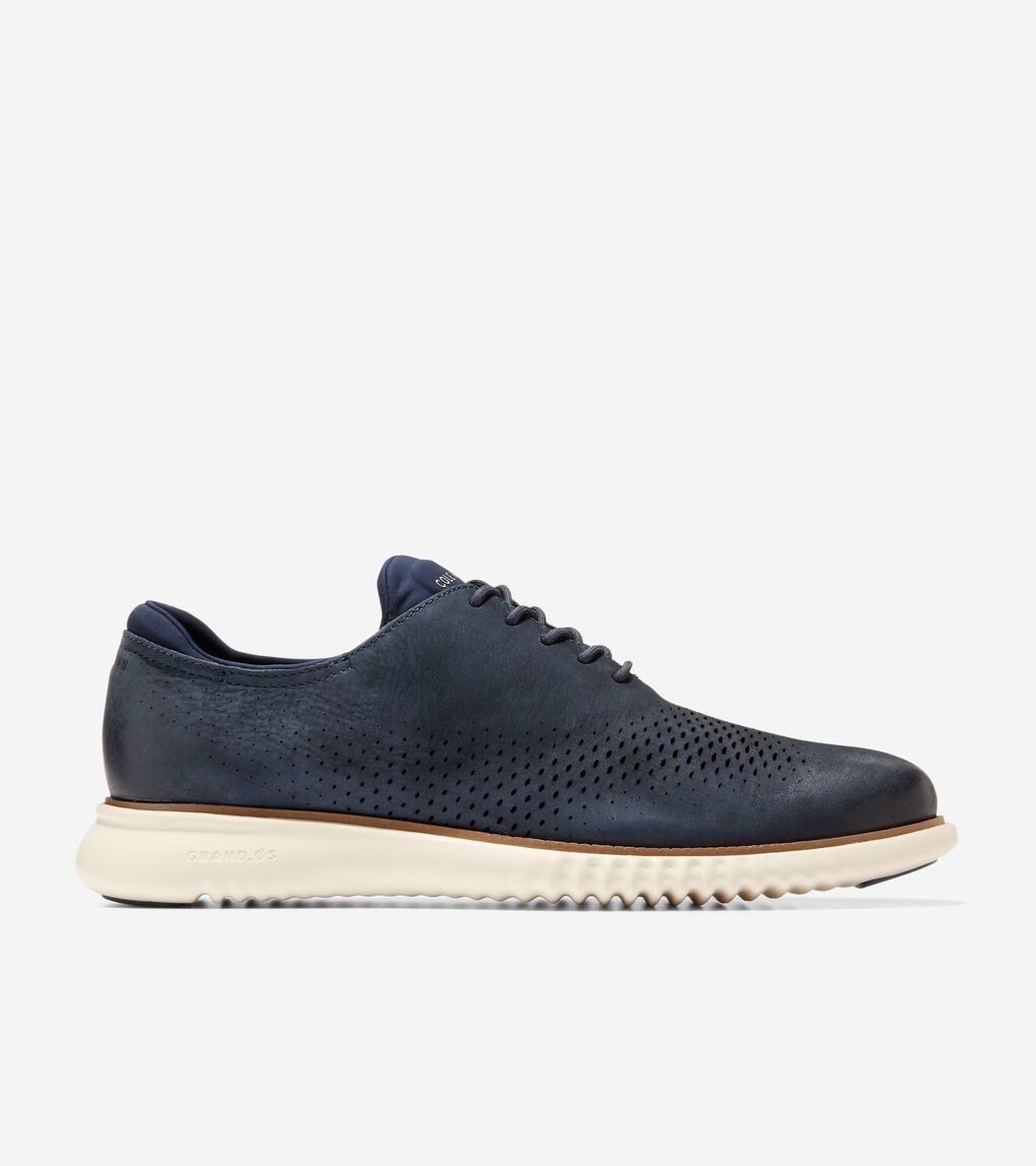 Men's 2.ZERØGRAND Lined Laser Wingtip Oxford 